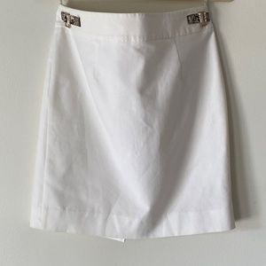 Calvin Klein Off-White Office Skirt Size 8